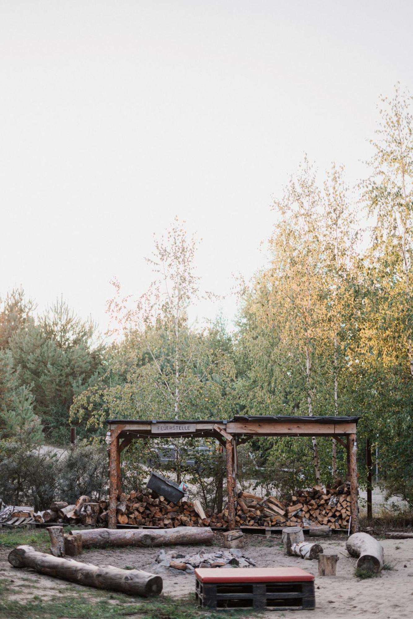 Raus Und Gut Glamping Am Graebendorfer See Drebkau ภายนอก รูปภาพ