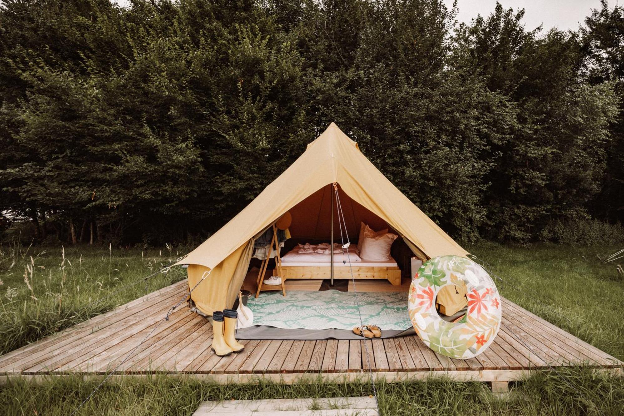 Raus Und Gut Glamping Am Graebendorfer See Drebkau ภายนอก รูปภาพ